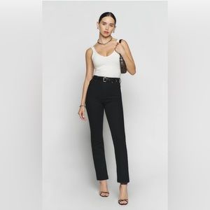 Reformation Liza Ultra High Rise Straight Jeans